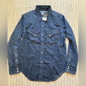Buck mason Denim western shirt